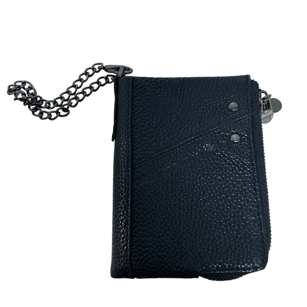 CONTACT'S Genuine Leather Wallets for Men RFID Short Wallet Zipper Men'S Small